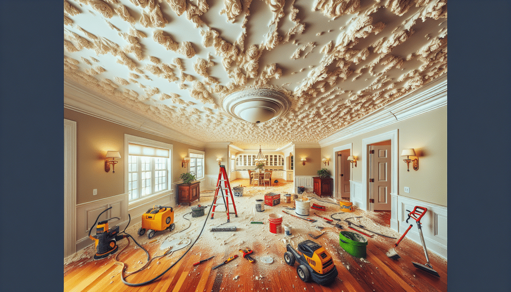 Read more about the article Popcorn Ceiling Removal: Tools You Need & Techniques to Use