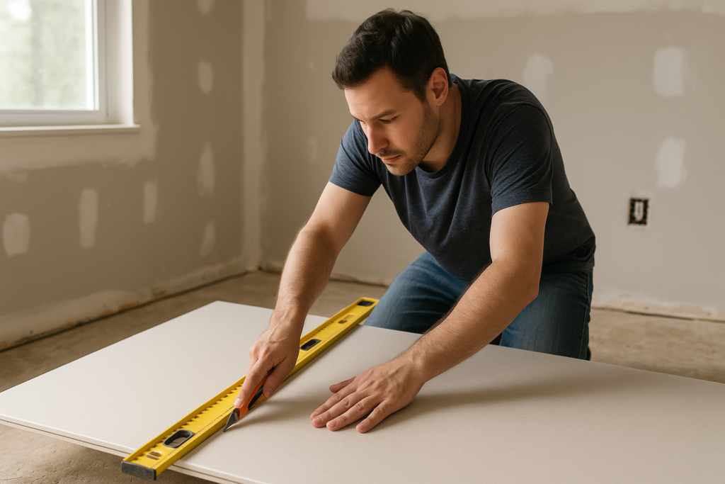 Read more about the article Drywall Cutting and Measuring 101: A Beginner’s Guide